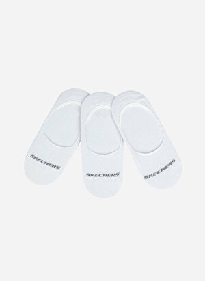 Skechers Unisex Beyaz Çorap S192134-100 U SKX No Show 3Pack   