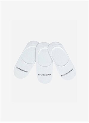 Skechers Unisex Beyaz Çorap S192134-100 U SKX No Show 3 Pac   