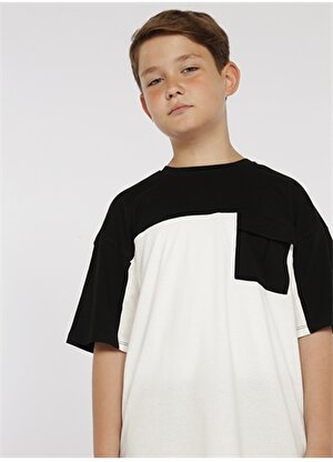 Limon Desenli Siyah Erkek Çocuk T-Shirt BLOCK BOY