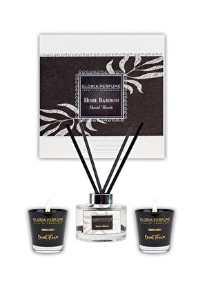 Gloria Perfume Orient Çiçek Oda Kokusu & Aromatik Mum Seti