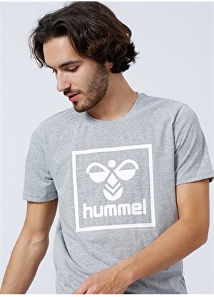 Hummel T-ISAM Gri Erkek T-Shirt 911558-2006