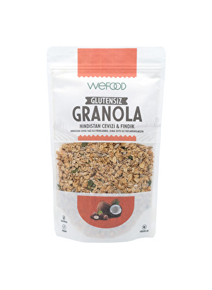 Wefood Granola Glütensiz Hindistan Cevizi