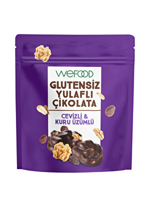 Wefood Glütensiz Yulaflı & Cevizli Çikolata  40 Gr