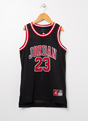 Nike Çocuk Siyah Bisiklet Yaka Baskılı Atlet 95A773-023 JDB JORDAN 23 JERSEY 