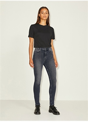 JJXX  Skinny Fit Siyah Kadın Denim Pantolon JXVIENNA SKINNY HW CS1004 NOOS