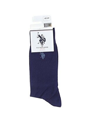 U.S. Polo Assn. 1 Adet Lacivert Erkek Çorap TEKLİ PAKET