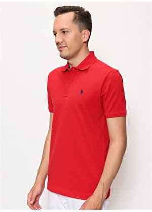 U.S. Polo Assn. Polo Yaka Kırmızı Erkek Polo T-Shirt GTP04IY022