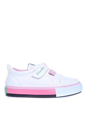 Benetton Beyaz - Pembe Kız Çocuk Yürüyüş Ayakkabısı BN-30441 177 
