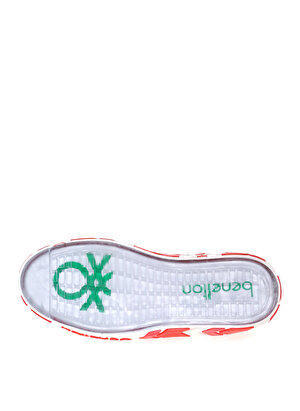 Benetton Kırmızı Kız Çocuk Keten Yürüyüş Ayakkabısı BN-30633 05