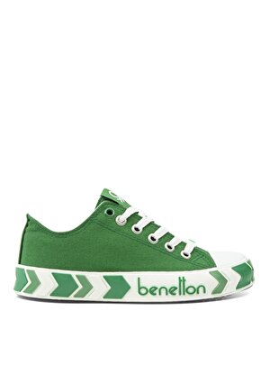 Benetton Yeşil Erkek Çocuk Keten Yürüyüş Ayakkabısı BN-30633 91