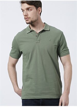 Pierre Cardin Polo Yaka Düz Yeşil Erkek Polo T-Shirt EARTH