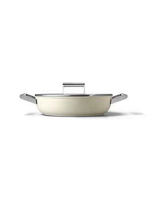 SMEG Cookware 50''S Style CKFD2811CRM Krem Pilav Tenceresi 28 cm