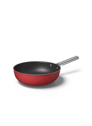 SMEG Cookware 50''S Style CKFW3001RDM Kırmızı Wok Tava 30 cm