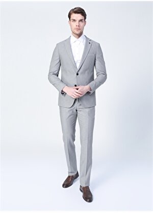 Altınyıldız Classics 4A3022200112 Mono Yaka  Normal Bel Slim Fit  Haki Erkek Takım Elbise
