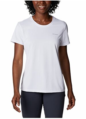 Columbia Beyaz Kadın O Yaka T-Shirt 1991551100 100 AK9805 