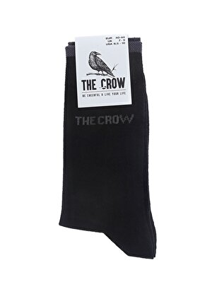 The Crow Siyah Unisex Soket Çorap SPARTACUS