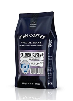 Nish Kolombiya Supremo 250 Gr Kahve