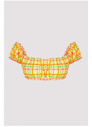 Penti PL4Z60JI22IY     Desenli Çok Renkli Kadın Bikini Üst