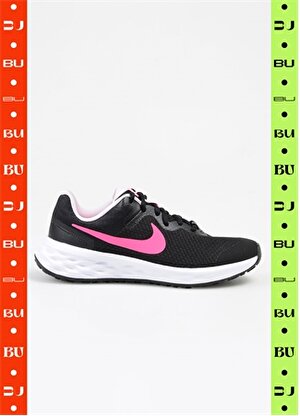 Nike DD1096-007 Revolution 6 Nn (Gs) Siyah - Gri - Gümüş Erkek Çocuk  Yürüyüş Ayakkabısı