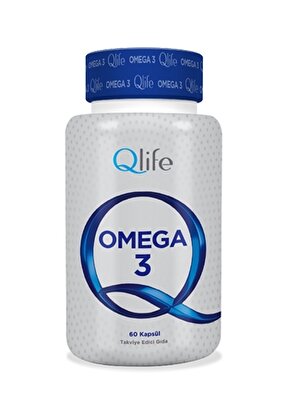 Qlife Omega 3 1200 Mg 60 Kapsül