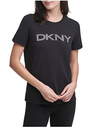 Dkny Jeans Bisiklet Yaka Siyah Kadın T-Shirt DP1T6749-BLK
