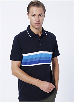 Privé Polo Yaka Lacivert - Mavi Erkek Polo T-Shirt 4BX482220014