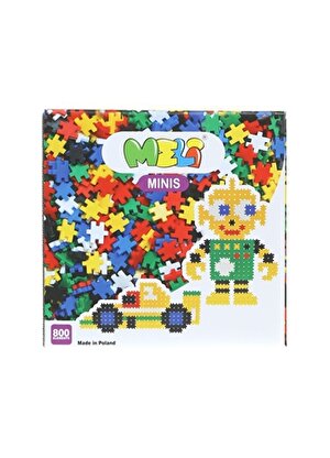 Junoo Çok Renkli Çocuk Yapı Oyunları Meli Toys Blok Oyuncak Minis 800    