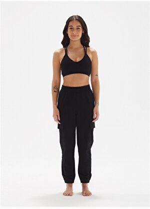 Comm-Ci Normal Bel Normal Siyah Kadın Pantolon 1084 Siyah PANTOLON