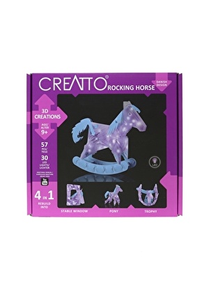 Junoo Çok Renkli Çocuk Oyuncak Araç Creatto Horse Led Aydınlatma    