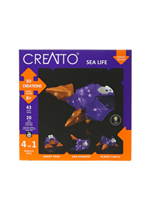 Junoo Çok Renkli Çocuk Oyuncak Araç Creatto Sea Life Aydınlatma    