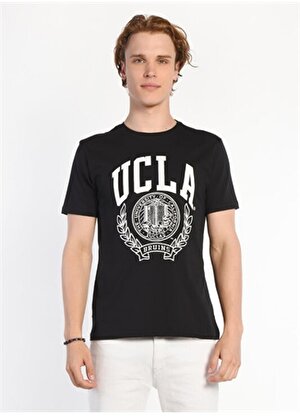 Ucla Bisiklet Yaka Siyah Erkek T-Shirt CONCORD