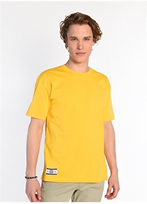 Ucla Bisiklet Yaka Sarı Erkek T-Shirt ARROW