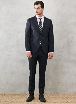 Beymen Business Normal Bel Extra Slim Lacivert Erkek Takım Elbise 4B3010000014