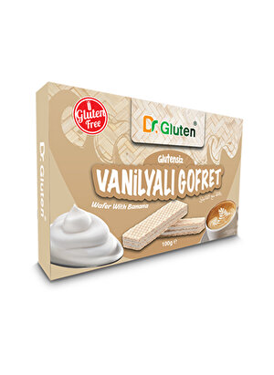 Dr. Gluten Glutensiz Vanilyalı Gofret