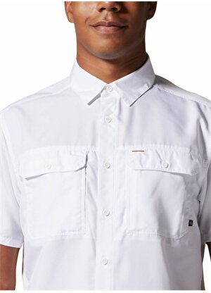 Mountain Hardwear Düz Beyaz Erkek Gömlek 1648771100 OM7044