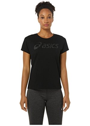 Asics Siyah Kadın T-Shirt 2032C411-503 ASICS BIG LOGO TEE III