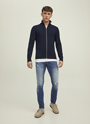 Jack & Jones Düşük Bel Slim Fit  Erkek Denim Pantolon 12213182_JJIGLENN JJORIGINAL RA 094