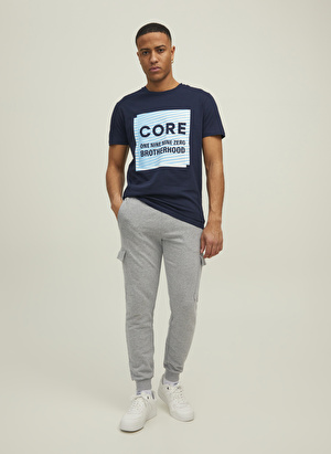 Jack & Jones Regular Fit Açık Gri Erkek Eşofman Altı 12212170_JPSTGORDON JJSHARK SWEAT C