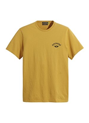 Dockers Slim Fit Sarı Erkek Logo T-Shirt A1103-0134