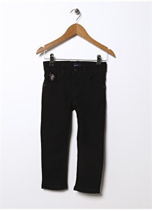 U.S. Polo Assn. Normal Bel Siyah Erkek Çocuk Denim Pantolon DIAGONKIDS22K-SYH