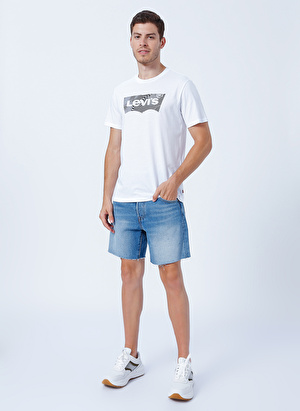 Levis Normal Bel Regular Tapered Açık Mavi Erkek Şort 501® ''93 SHORTS Z1363 MEDINDIGO WOR