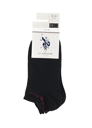 U.S. Polo Assn. Siyah Kadın Çorap 2'Lİ PAKET CORASK22-2
