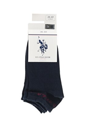 U.S. Polo Assn. Lacivert Kadın Çorap 2'Lİ PAKET CORASK22-2