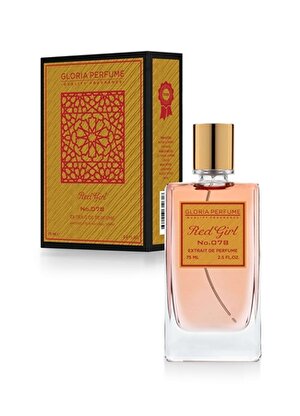 Gloria Perfume No:078 Red Gırl 75 ml Edp Unisex Parfüm