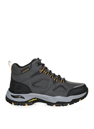 Skechers Gri Erkek Deri Outdoor Bot 204628 CHAR