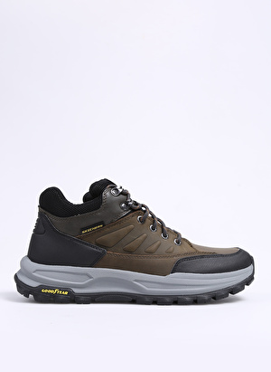 Skechers Gri Erkek Deri Outdoor Bot 204699 CHAR