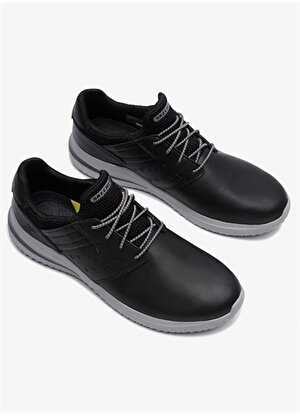 Skechers Deri Siyah Erkek Günlük Ayakkabi 210308 BLK