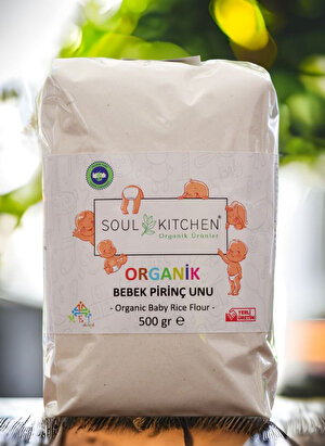 Soul Kitchen Organik Bebek Pirinç Unu 500gr