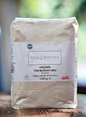 Soul Kitchen Organik Tam Buğday Unu 1000gr (Karakılçık)