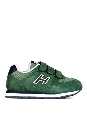 Hammer Jack Yeşil Çocuk Deri Sneaker PERU F